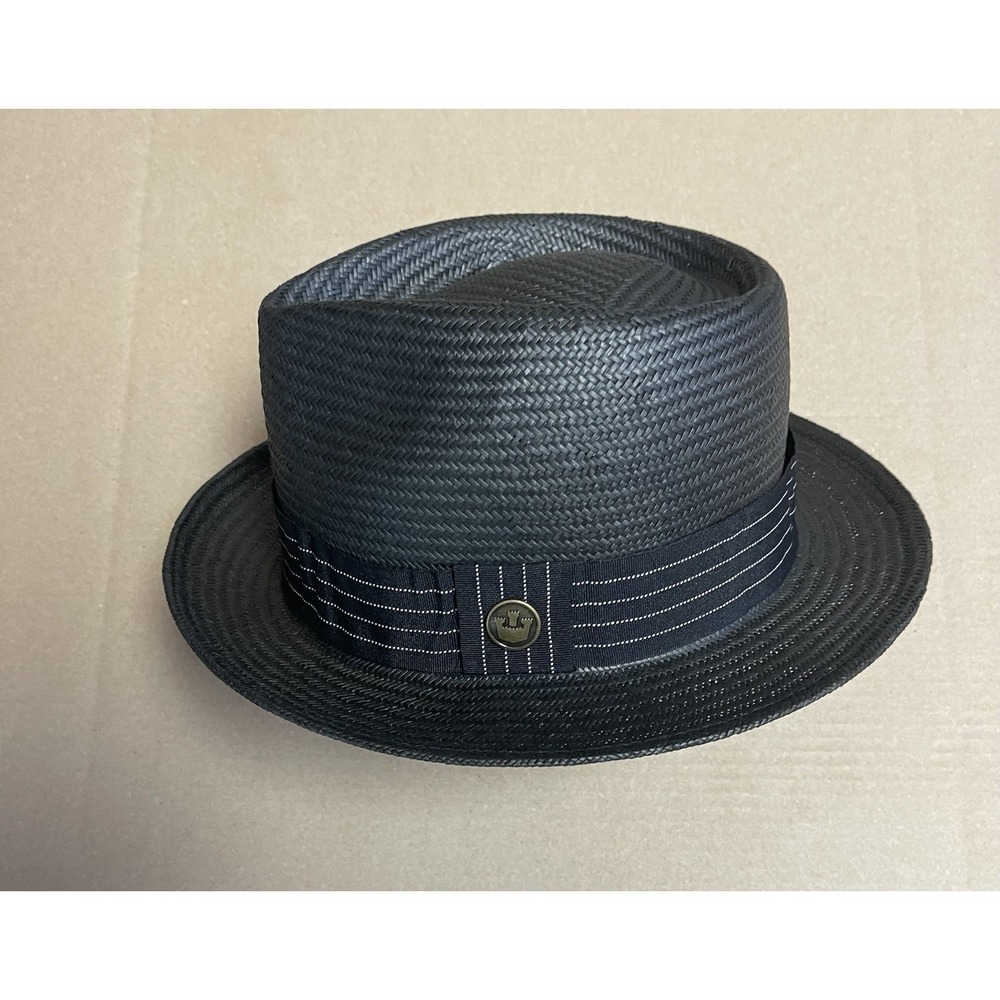 Men's Goorin Brothers Snare Fedora - Size Large Black Straw